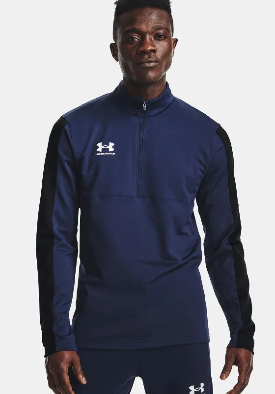 Under Armour Mens Challenger Midlayer Half Zip Top, Navy