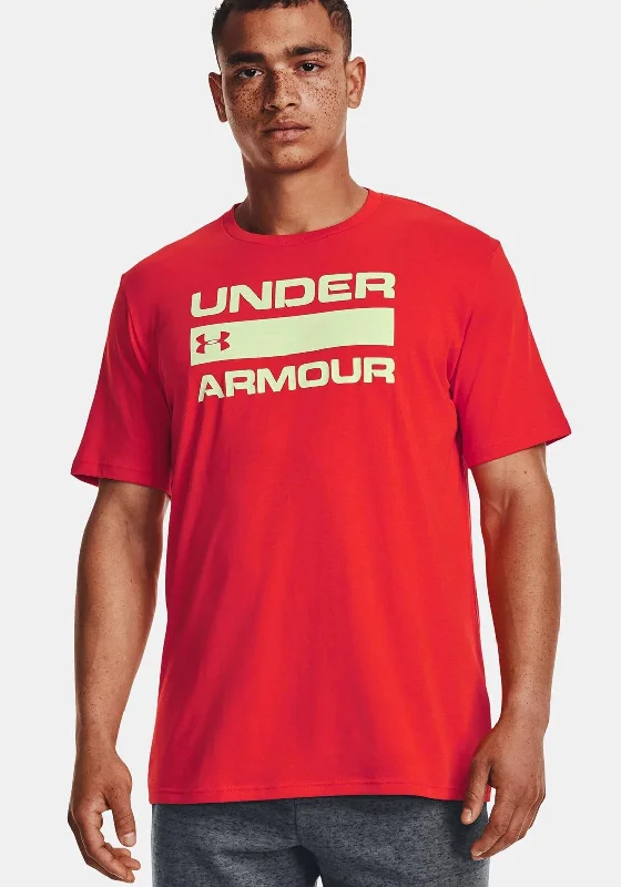 Under Armour Team Issue Wordmark T-Shirt, Radio Red