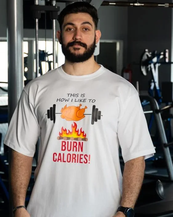 White Burn Calories T-Shirt