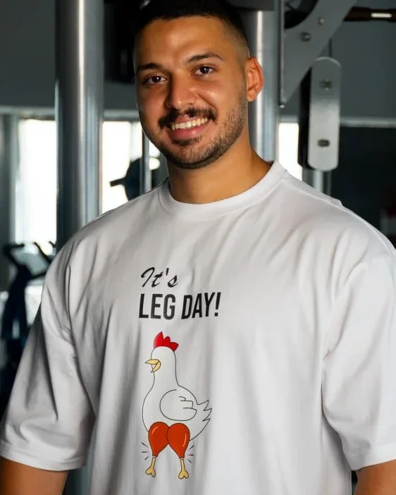 White Leg Day T-Shirt